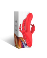 ARMONY VIBRADOR ESTIMULADOR PUNTO G Y CLITORIS ROJO