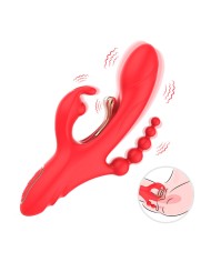 ARMONY VIBRADOR ESTIMULADOR PUNTO G Y CLITORIS ROJO