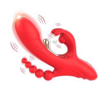 ARMONY VIBRADOR ESTIMULADOR PUNTO G Y CLITORIS ROJO