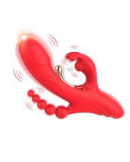 ARMONY VIBRADOR ESTIMULADOR PUNTO G Y CLITORIS ROJO