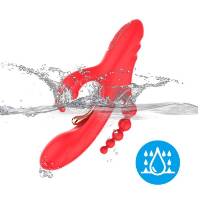ARMONY VIBRADOR ESTIMULADOR PUNTO G Y CLITORIS ROJO