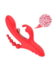 ARMONY VIBRADOR ESTIMULADOR PUNTO G Y CLITORIS ROJO