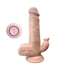 ARMONY DILDO REALISTICO VIBRADOR THRUSTING CON LENGUA ESTIMULADOR 19 CM