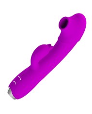 PRETTY LOVE REGINA VIBRADOR SUCCIONADOR RECARGABLE MORADO