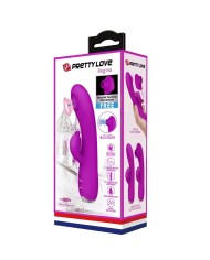 PRETTY LOVE REGINA VIBRADOR SUCCIONADOR RECARGABLE MORADO