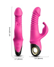 ARMONY ZING DILDO VIBRADOR RABBIT FUCSIA