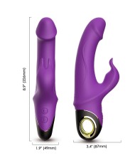 ARMONY METEROR DILDO VIBRADOR RABBIT VIOLETA