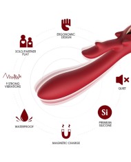 ARMONY ELK VIBRADOR RABBIT CURVO RED