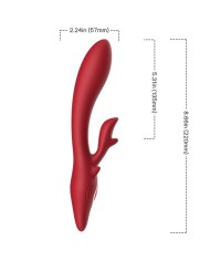 ARMONY ELK VIBRADOR RABBIT CURVO RED