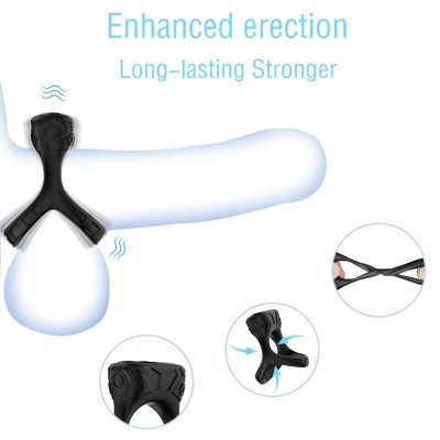 ARMONY ANILLO VIBRADOR MULTIPOSICION NEGRO