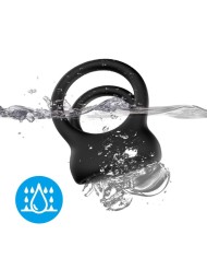 ARMONY DOBLE ANILLO VIBRADOR NEGRO