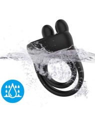 ARMONY ANILLO VIBRADOR RABBIT NEGRO