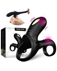 ARMONY RANGER ANILLO DOBLE VIBRADOR PAREJA NEGRO