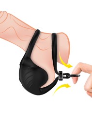 ARMONY MANTA ANILLO VIBRADOR TESTICULOS NEGRO