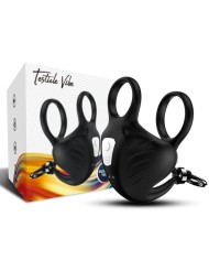 ARMONY MANTA ANILLO VIBRADOR TESTICULOS NEGRO