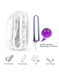ARMONY MASTER MASTURBATOR VIBRADOR TRANSPARENTE