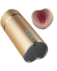 ARMONY MASTURBADOR VIBRADOR VAGINA DORADO