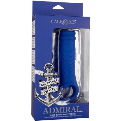 CALEXOTICS ADMIRAL WAVE FUNDA PENE SILICONA LIQUIDA AZUL