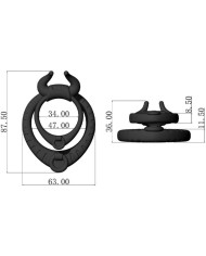 ARMONY BULL S PASION ANILLO NEGRO