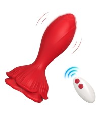 ARMONY ROSA VIBRADOR PLUG ANAL PEQUENO CONTROL REMOTO ROJO