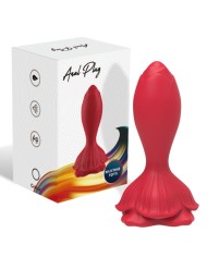 ARMONY ROSA VIBRADOR PLUG ANAL PEQUENO CONTROL REMOTO ROJO