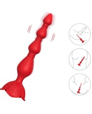 ARMONY ROSA VIBRADOR PAGODA PLUG ANAL ROJO