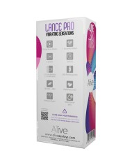 ALIVE LANCE PRO ESTIMULADOR VIBRADOR ANAL ROSA