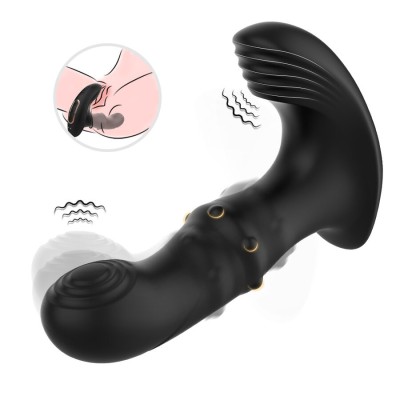 ARMONY VIBRADOR ANAL PROSTATA CONTROL REMOTO NEGRO