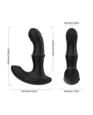 ARMONY VIBRADOR ANAL PROSTATA CONTROL REMOTO NEGRO