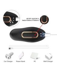 ARMONY VIBRADOR ANAL PROSTATA CONTROL REMOTO NEGRO