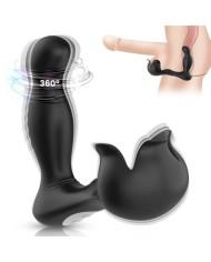 ARMONY SURROUND VIBRADOR ANAL ESTIMULADOR TESTICULOS CONTROL REMOTO NEGRO