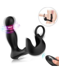 ARMONY SURROUND VIBRADOR ANAL ESTIMULADOR TESTICULOS ANILLO CONTROL REMOTO NEGRO