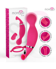 MORESSA KIRK DUO SUCCIONADOR MASAJEADOR MULTI PRESTACIONES PREMIUM SILICONE RECARGABLE
