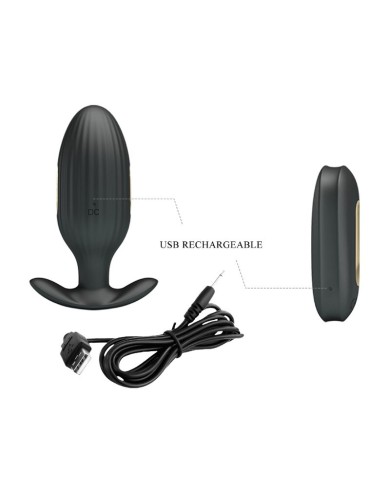 PRETTY LOVE KELLY PLUG ANAL VIBRADOR RECARGABLE NEGRO PRETTY LOVE KELLY PLUG ANAL VIBRADOR RECARGABLE NEGRO