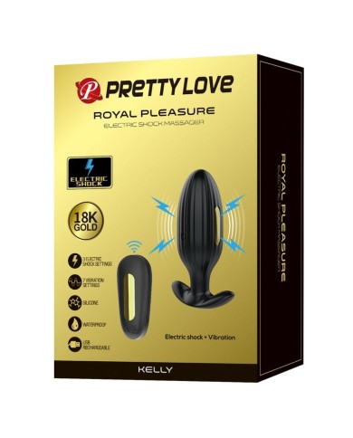 PRETTY LOVE KELLY PLUG ANAL VIBRADOR RECARGABLE NEGRO PRETTY LOVE KELLY PLUG ANAL VIBRADOR RECARGABLE NEGRO