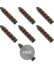 CUSTOM BULLETS BALA RECARGABLE SKULL 10 INTENSIDADES 6 1 GRATIS