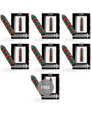 CUSTOM BULLETS BALA RECARGABLE SKULL 10 INTENSIDADES 6 1 GRATIS