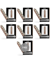 CUSTOM BULLETS BALA RECARGABLE LEOPARD 10 INTENSIDADES 6 1 GRATIS