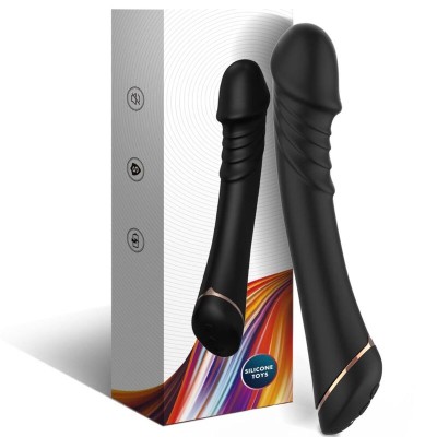 ARMONY DILDO VIBRADOR SILICONA NEGRO