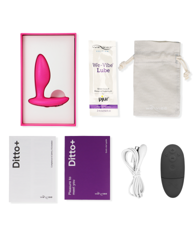 WE VIBE DITTO PLUG ANAL VIBRADOR ROSA WE VIBE DITTO PLUG ANAL VIBRADOR ROSA