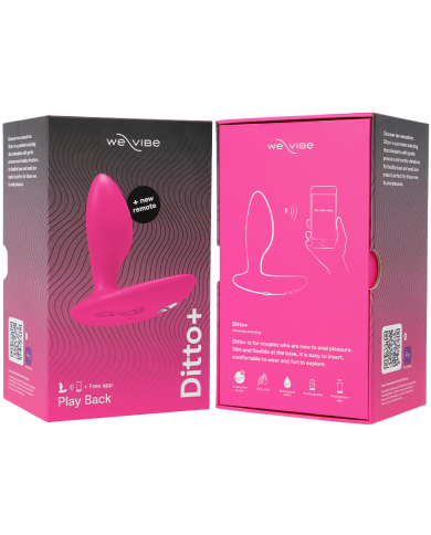 WE VIBE DITTO PLUG ANAL VIBRADOR ROSA WE VIBE DITTO PLUG ANAL VIBRADOR ROSA