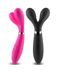 ARMONY Y WAND MASAJEADOR VIBRADOR CABEZA DOBLE FUCSIA