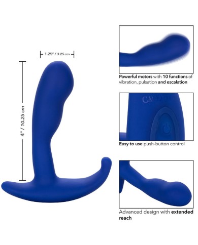 CALEXOTICS ADMIRAL CURVED ESTIMULADOR VIBRADOR ANAL AZUL CALEXOTICS ADMIRAL CURVED ESTIMULADOR VIBRADOR ANAL AZUL