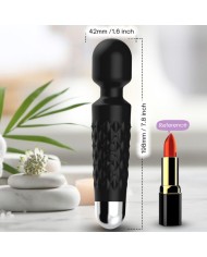 ARMONY POSTMAN MASAJEADOR VIBRADOR CABEZA FLEXIBLE NEGRO