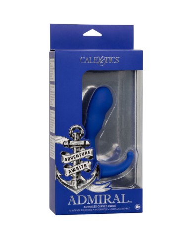CALEXOTICS ADMIRAL CURVED ESTIMULADOR VIBRADOR ANAL AZUL CALEXOTICS ADMIRAL CURVED ESTIMULADOR VIBRADOR ANAL AZUL
