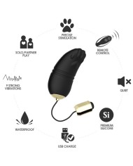 ARMONY KITTY HUEVO VIBRADOR PUNTO G CONTROL REMOTO NEGRO