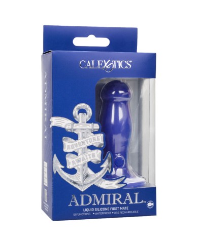 CALEXOTICS ADMIRAL FIRST MATE PLUG ANAL VIBRADOR AZUL CALEXOTICS ADMIRAL FIRST MATE PLUG ANAL VIBRADOR AZUL