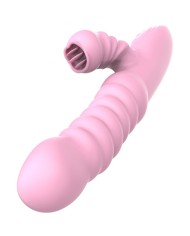 ARMONY VIBRADOR MULTIFUNCION CON LENGUA ESTIMULADORA EFECTO CALOR ROSA