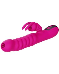 ARMONY VIBRADOR MULTIFUNCION RABBIT DOBLE LENGUA EFECTO CALOR FUCSIA