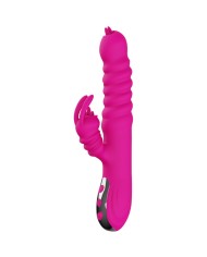 ARMONY VIBRADOR MULTIFUNCION RABBIT DOBLE LENGUA EFECTO CALOR FUCSIA